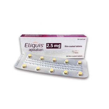 Eliquis 2.5 Mg Generic