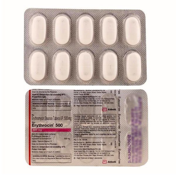 erythromycin 500mg tablets