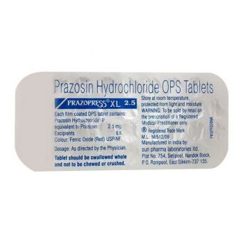 prazopress xl 2.5